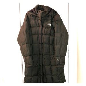 North face winter parka